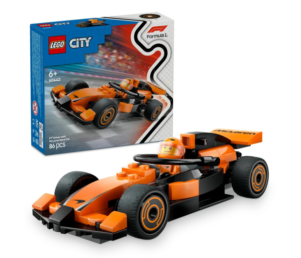 LEGO City 60442 F1® Kierowca i bolid McLaren - 1298082 - zdjęcie 9